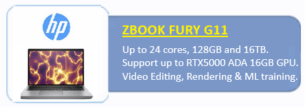 ZBook Fury Mobile Workstations